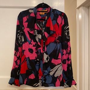Tory Burch Floral Blouse